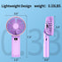 Handheld Fan, Portable Fan, 4000mAh USB Rechargeable Personal Fan, 180° Foldable Mini Desk Fan, 6 Wind Speed, LCD Digital Display, Lanyard as Neck...
