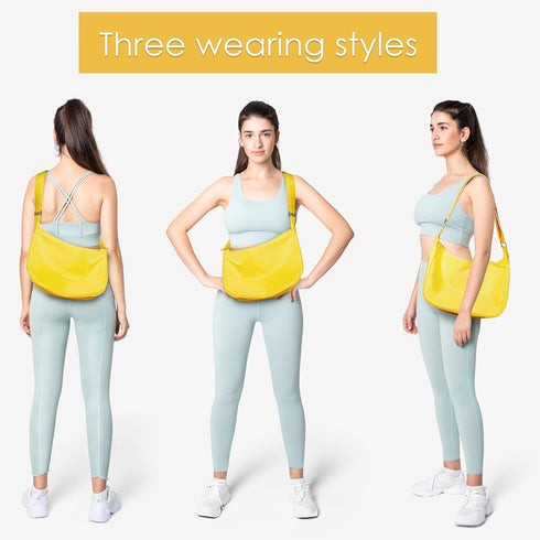 Large Capacity Crescent Sling Crossbody Bag for Women...