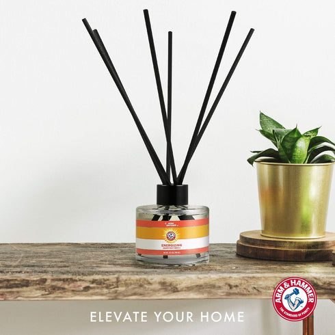 Arm & Hammer for Pets Air Care Energizing Reed Diffuser for Pets | 4 FL Oz Grapefruit Neroli Reed Diffuser to Eliminate Pet Odors | Reed Diffuser ...