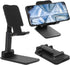 Cell Phone Stand, Folding Desktop Phone Stand, Angle Height Adjustable Mobile Phone Holder for Desk, Office, Tablet Stand Compatible with All Phon...