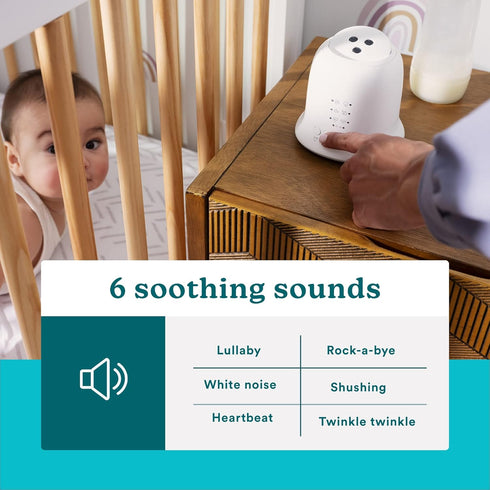 Homedics Sound Machine and Projector with 6 Soothing Sleep Sounds for Your Baby and Kids and Tilt Projector with 9 Images to Help Your Kids Fall A...