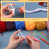 4 * 3.35oz/100g Chenille Yarn, Velvet Yarn, Chenille Yarn for Crocheting, Blanket Yarn with Big Eye Needles, Stitch Markers, Soft Chenille Yarn fo...