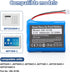 For ADT Panel Battery Replacement 300-10186: Lithium ion Compatible with ADT Honeywell Command Smart Security Panel - ADT5AIO-1 ADT5AIO-2 ADT5AIO-...