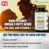 Omega 3 Burpless Max Strength Fish Oil Supplement, Dr. Formula 2000 mg with Vitamin E, 800 mg EPA 600 mg DHA Ultimate Brain, Hair Support Men & Wo...