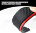 2 PCS Car Rear View Mirror Rainy Eyebrows, 6.85" x 2.28" Carbon Fiber Waterproof Side Mirror Guard, Rainwater Diversion Visor All-weather Protecti...