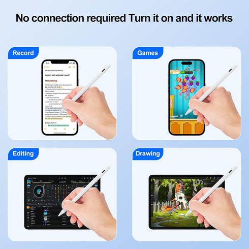 Stylus Pen for iPad?Active Stylus Pen Compatible for iOS and Android Touchscreens/Phones ? Rechargeable Stylus Pencil for iPad, iPhone, Microsoft ...