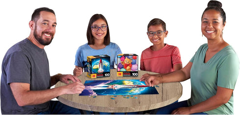 RoseArt - Kodak Premium - Space Shuttle Launch - 100 Piece Jigsaw Puzzle for Adults...