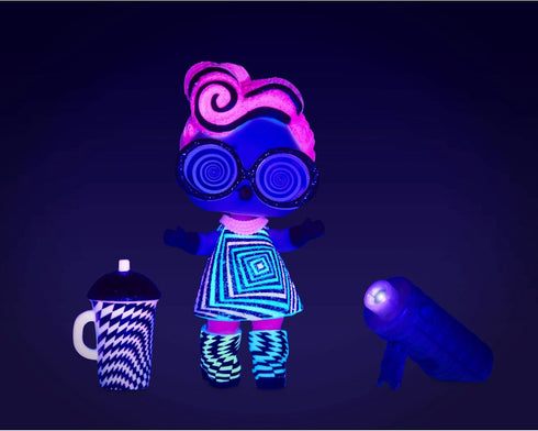 L.O.L. Surprise! Lights Glitter Doll with 8 Surprises Including Black Light Surprises...