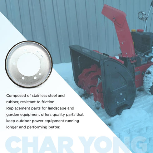 04743700 Snow Blower Friction Wheel Drive disc Replacement for Ariens Snow Blower Troy Bilt Snow Blower - with Brake Lining and Snapper Lawn Mower...