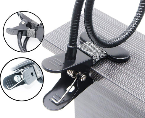 Cell Phone Holder, Universal Lazy Bracket Mobile Phone Stand, Flexible Gooseneck Long Arm Clip (Metal)......
