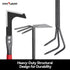FLORA GUARD Garden Tools Set? 6 Pieces Heavy Duty, Large size Gardening Hand Tools, Sturdy & Durable, Classic Utility Tools for Planting and Maint...