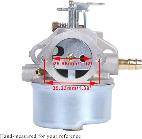 Pro Chaser 8526 Carburetor for Troy-Bilt 8526 Storm 8.5HP 26" Snowblower Craftsman 247.88690 536.886260 Ariens 624E ST824 MTD 317E640F000 31AE665E...