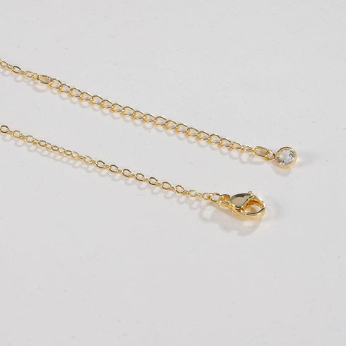 Dainty Necklace for Women, 14K Gold Plated Elephant Bee Cat Dog Bear Necklace Cute Necklaces Simple Gold Necklace...