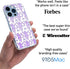 Phone Case Purple Roller Monkey Compatible with iPhone 13 Case Accessories Rabbit Print Shock Scratch 3D Waterproof Transparent...
