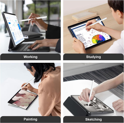 Huge 230mAh 16Hours Stylus Pen for iPad Apple Pencil 1st 2nd Generation,BENWIS Max 3X Fast Charge Apple Pencil Work for 2018-2023 iPad 6/7/8/9/10,...