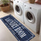 Cekene Laundry Room Runner Rug 20"x59" Non Slip Farmhouse Laundry Rug Runner Washable Laundry Mats with Rubber Backing Blue Kitchen Rug Carpet Run...