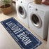 Cekene Laundry Room Runner Rug 20"x59" Non Slip Farmhouse Laundry Rug Runner Washable Laundry Mats with Rubber Backing Blue Kitchen Rug Carpet Run...