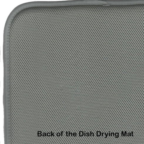 Caroline's Treasures BB1464DDM Cocker Spaniel Spoiled Dog Lives Here Dish Drying Mat Absorbent Dish Drying Mat Pad for Kitchen Counter Dish Draine...
