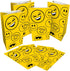 ArtCreativity Emoticons Treat Bags, Pack of 12 Emoji Themed Goody Gift Paper Bag, Smiley Party Favors Supplies for Birthday, Baby Shower, Holiday ...