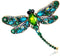 Green Crystal Rhinestone 3.6" Dragonfly Brooch Pin Pendant Jewelry Birthday Gifts Mother's Day Brooches and Pins...