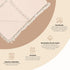 Crane Baby Muslin Swaddle Blanket, Soft Cotton Lightweight Nursery and Stroller Blanket for Baby Boys & Girls, Desert Brown, 30" x 40"...
