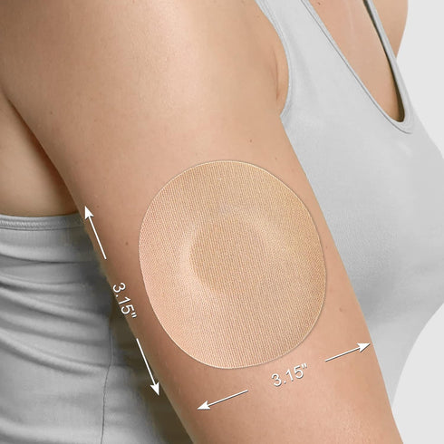 HONYOU 25Pack Libre Sensor Covers Waterproof Latex-Free Freestyle Lingo Overpatches for Libre 1/2/3 Plus CGM Precut Flexible Tape with No Glue On ...