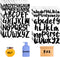 10 Sheets Waterproof Vinyl Letters Stickers, 1in 2in Self Adhesive Alphabet Stick Lower Case Letters Stickers Uppercase Letters Stickers for Craft...
