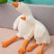 Heionia Goose Stuffed Animal 19.7'' Goose Plush Toy White Stuffed Goose Soft Plushie Sleeping Hugging Pillows 1Pcs...
