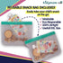 10-Pack Reusable Baby Food Pouches for Kids & Toddlers - Includes 1 XXL Silicone Pouch - 5 oz Zipper Pouches for Applesauce, Puree - Refillable Sq...