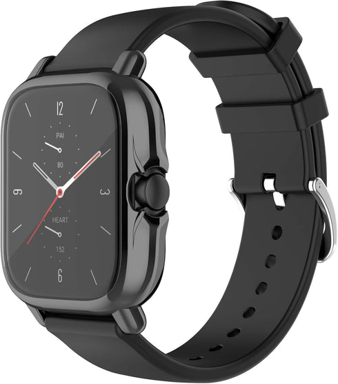 Cases Compatible with Amazfit GTS 2/GTS 2e Smartwatch Men Women Watch Case Soft TPU Shockproof Bumper Cover Screen Protector Case for Amazfit GTS ...