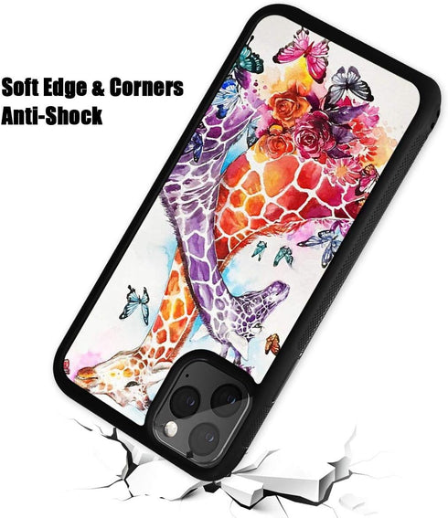 for iPhone 11, Durable Protective Soft Back Case Phone Cover, HOT12437 Giraffe...