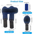 Finger Splint, Set of 2 Trigger Finger Brace with 10 Nylon Sleeves for Sport Injuries, Swelling Tendon Finger Stiffness and Sprained Knuckles (Blu...