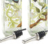 CEDAR HOME Olive Oil Bottle Set Glass Dispenser Vinegar Cruet 17oz. with Stainless Steel Leak Proof Pourer Spout for Cooking or Salad...