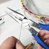 9" Needle Nose Pliers 6-in-1 Heavy Duty Cr-V Steel Long Nose Pliers with Wire Cutters Crimper Stripper Winding Pinching Function-Electrical Indust...