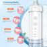 NewWay Water Dental Flosser for Teeth, Portable and Rechargeable Oral Irrigator with 4 Flossing Tips Waterproof Teeth Cleaner Picks for Home Trave...
