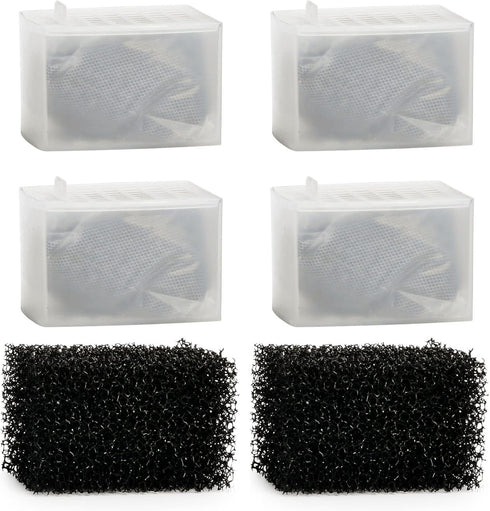 NICREW Replacement Cartridge Fish Tank Filter Magi 700, Aquarium Filter Foam and Active Carbon...