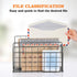 3 Slot Metal Desk Mail Organizer, Mesh Small Large File Magazine Book Record Holders Letter Organizer, Bill/Document/Filing/Folders/Paper Organize...