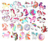 Unicorn Stickers 50pcs, Cute Girls Stickers Pack for Laptop Water Bottle Hydroflask Book Gifts Bag, Vinyl Waterproof Decals Rainbow Unicorn Decora...