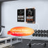 Inspirational Gym & Workout Posters - 11x17" (4) Throwback Traits...