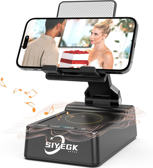 Birthday Gifts for Men Dad Husband Son, Phone Stand with Bluetooth Speaker Wireless, Mens/Women Gifts for Mother/Fathers' Day Anniversary Valentin...