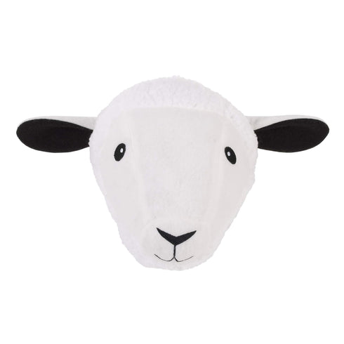 Little Love by NoJo Plush Fleece White Sheep Head Wall Décor...