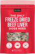 Natural Rapport Beef Liver Dog Treats - The Only Freeze Dried Beef Liver Dogs Need - Grain-Free Beef Bites, Dog Treats for Small and Large Dogs (4...