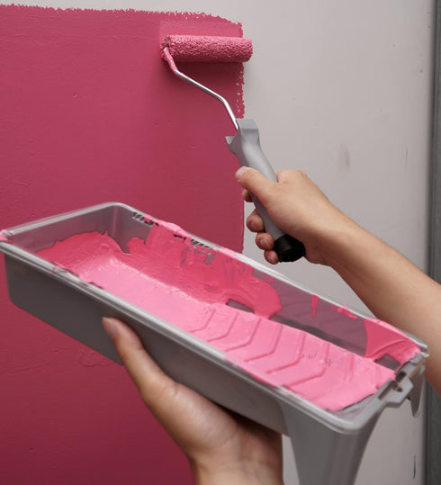 Microfiber Paint Roller Covers 4 Inch?1/3" Nap Mini Roller Covers?Pack of 24,Roller Covers for Painting?Home Painting Supplies...