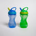 Nuby 2 Count Flip and Tip Hard Straw Cup, 10 Ounce (Blue/Green)...
