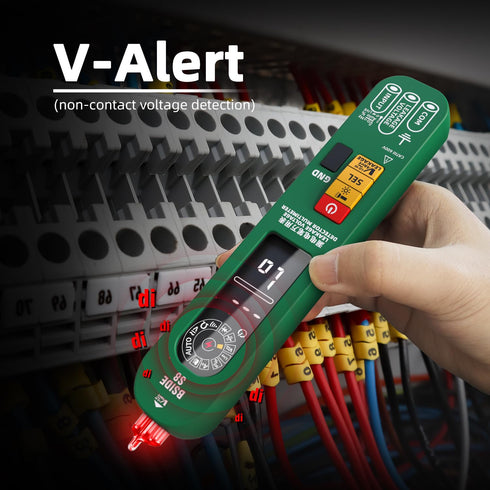 BSIDE Smart Digital Multimeter Rechargeable Electrical Voltage Tester, Voltage Leakage and Environment Temperature Test, Measures Capacitance Diod...