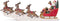 Transpac Y3954 Imports Reindeer Santa Sleigh Figurine, 14.5-inch Length, Resin, Multicolor...