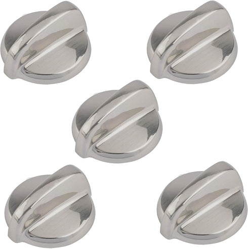Upgraded Lifetime Appliance 5 x WB03T10284 Knob Compatible with General Electric Stove/Range