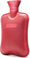 HomeTop Premium Classic Rubber Hot Water Bottle (Red)...