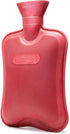 HomeTop Premium Classic Rubber Hot Water Bottle (Red)...