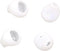 ALXCD Ear Gels Tips for Galaxy Ear Buds, 2 Pair Soft Comfortable White Silicone Replacement Ear Tips for Samsung Galaxy Earphone S6edge/ S7/ S7edg...